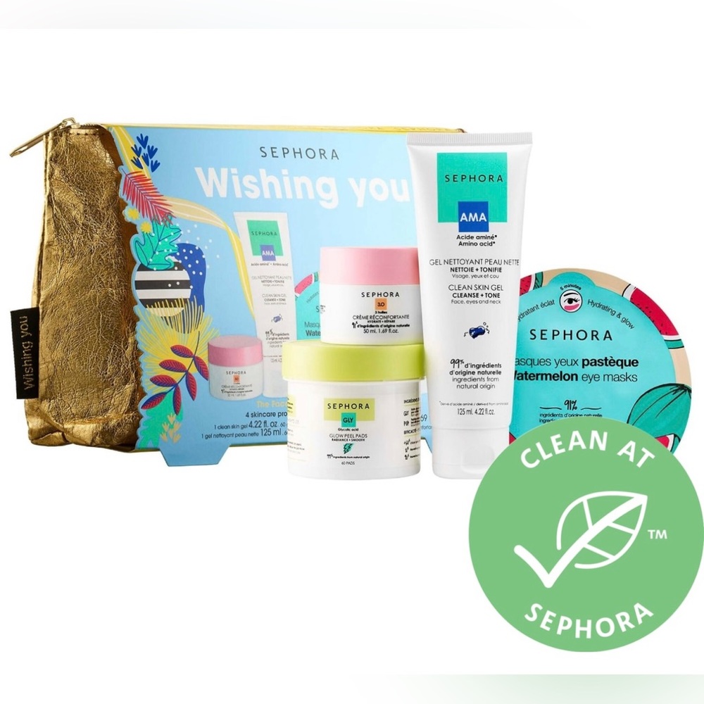 Sephora Collection - Wishing You - Face Skincare Set - 4 Piece Skin Care Set